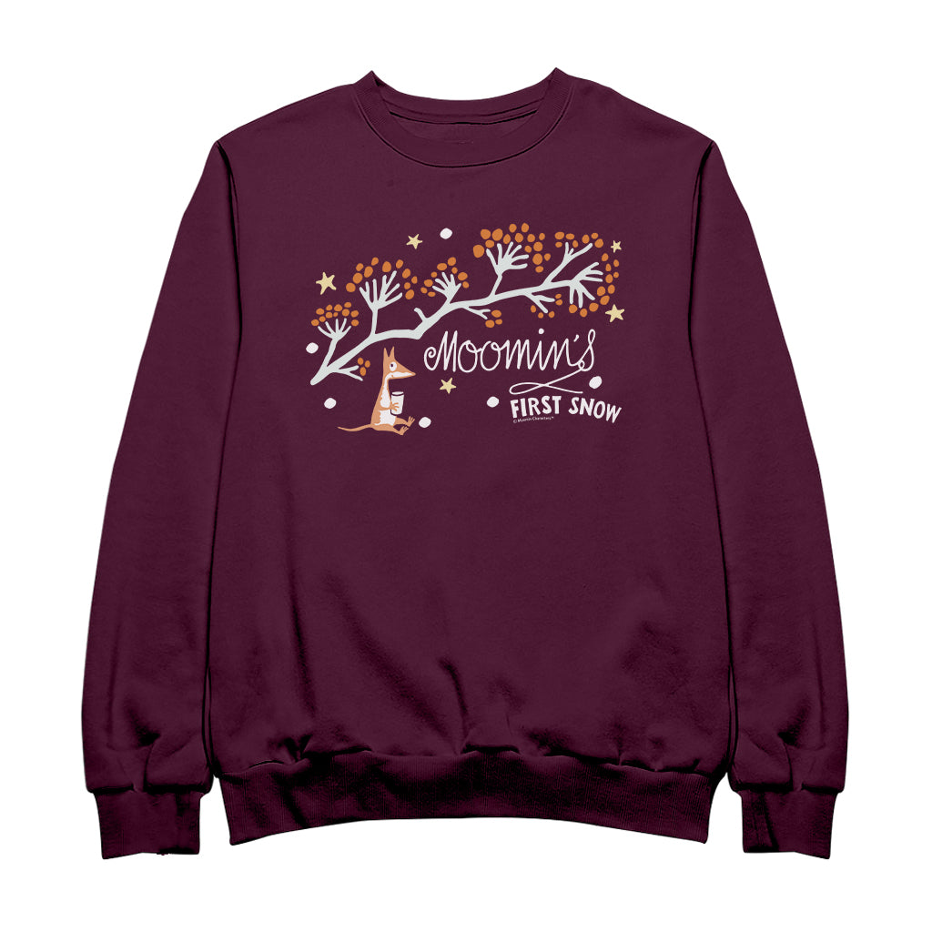 Moomin's First Snow Winter Creature Adult Sweatshirt