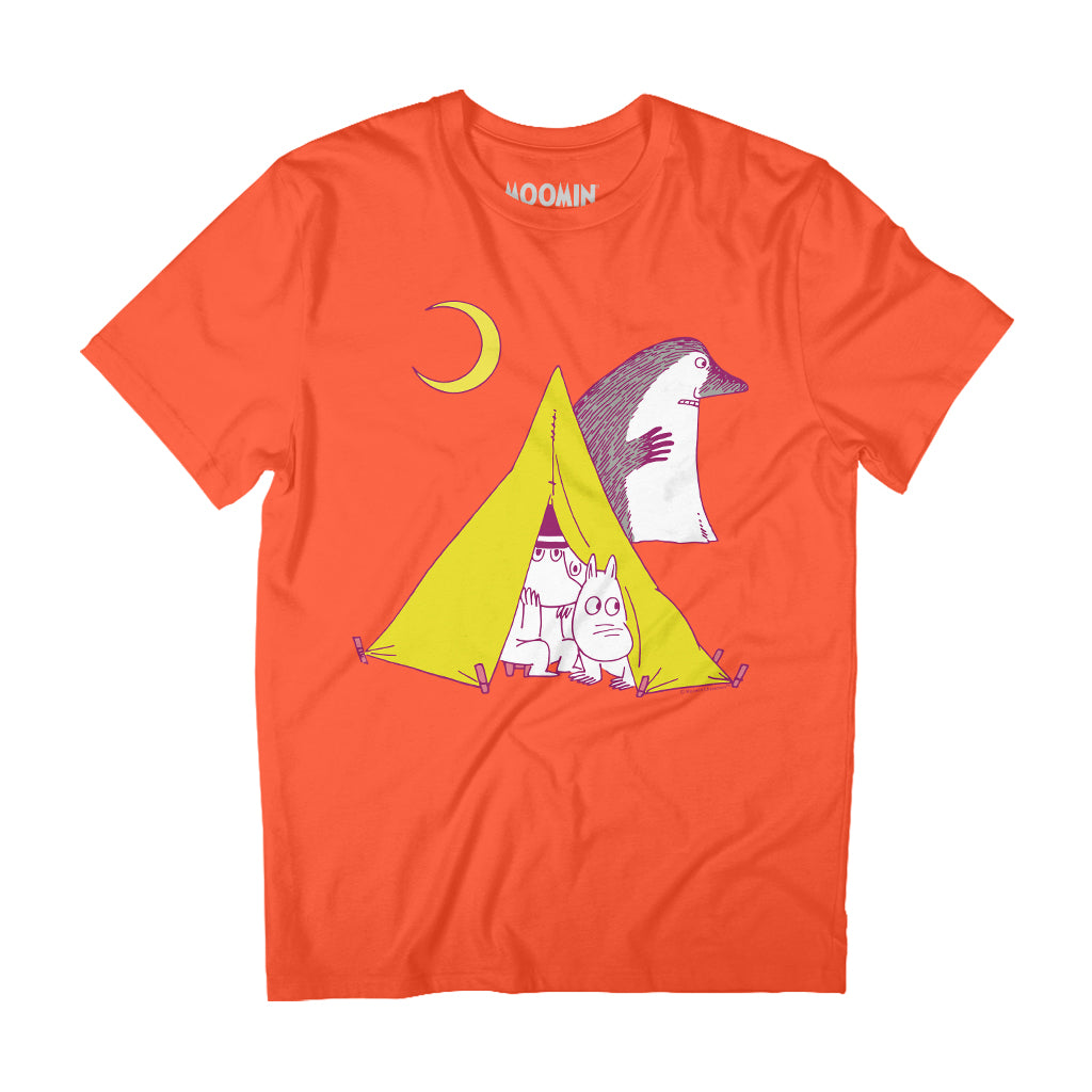 Moomintroll & Moominpappa Camping At Night Adult T-Shirt | Moomin Shop US