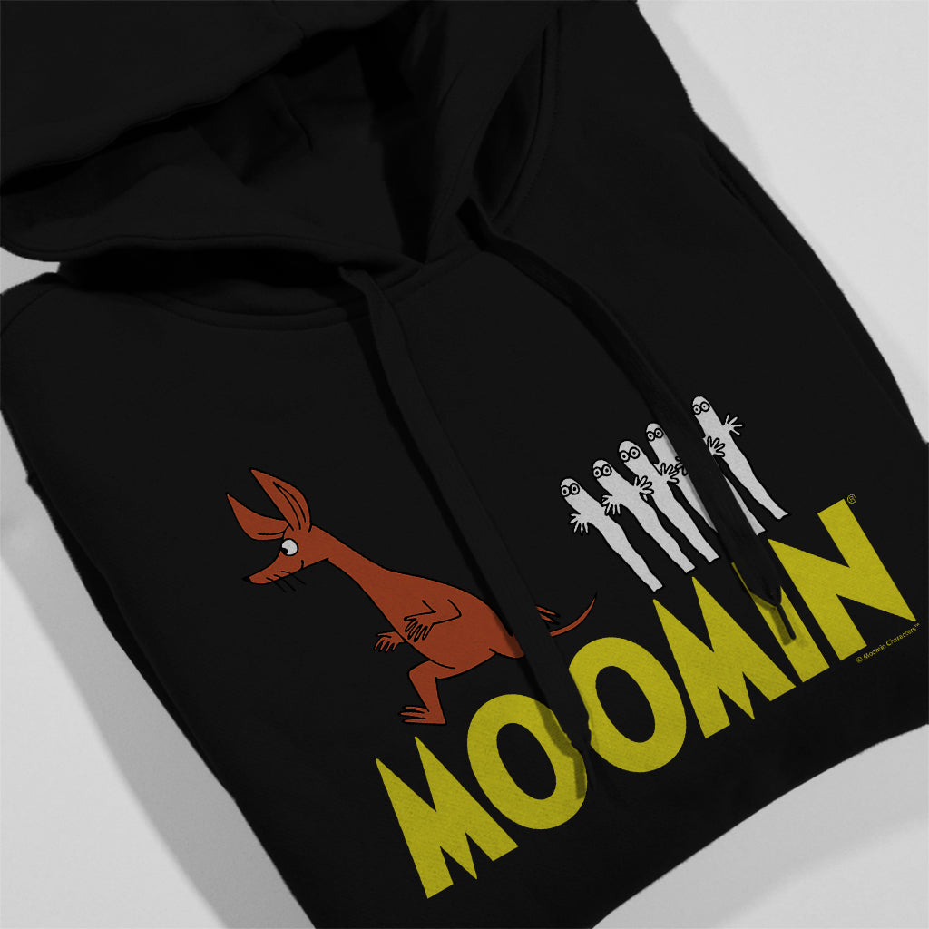 Sniff Running From The Spooky Hattifatteners Adult Hoodie