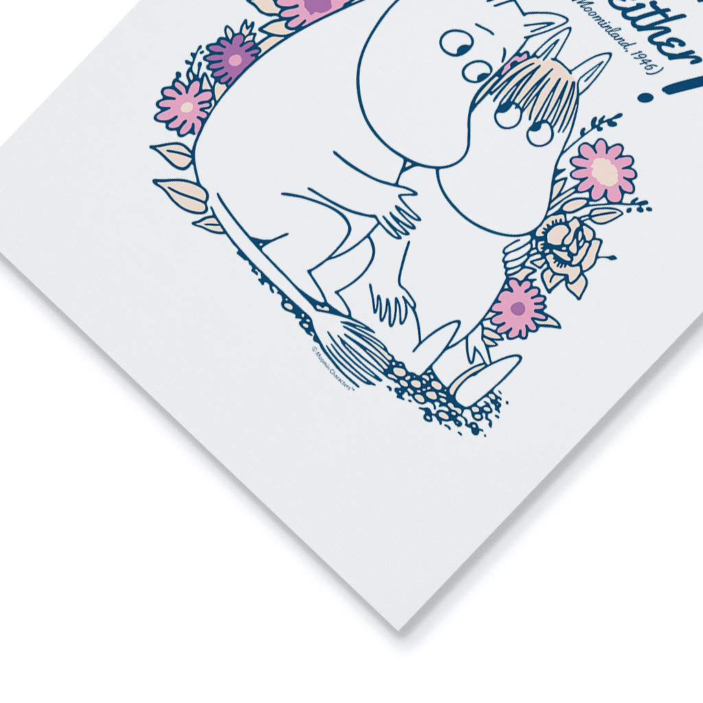 Moomin Not Afraid Comet In Moominland Snorkmaiden Quote Print