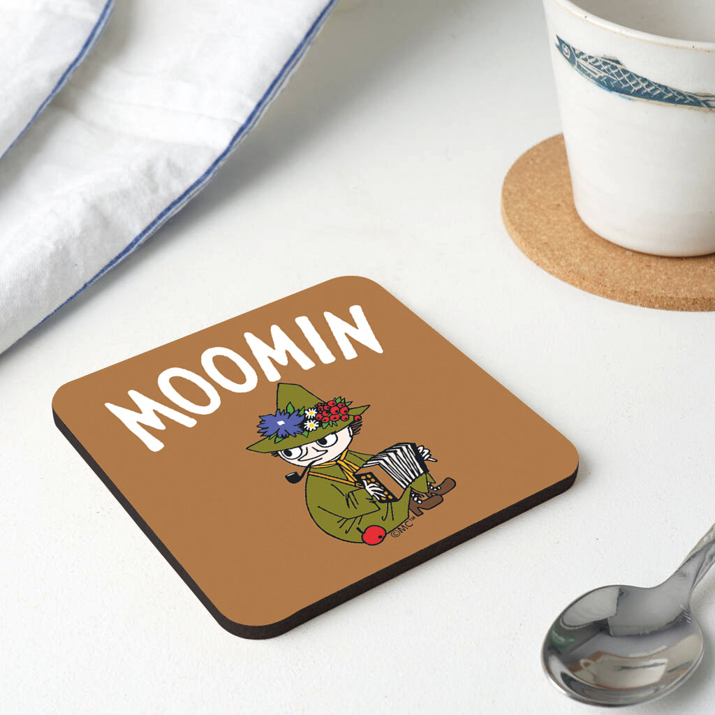 Moomin Snufkin Wooden Single Coaster