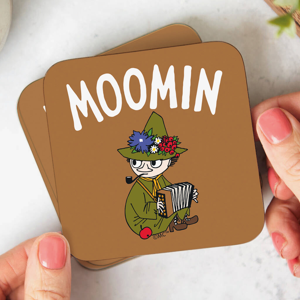 Moomin Snufkin Wooden Single Coaster