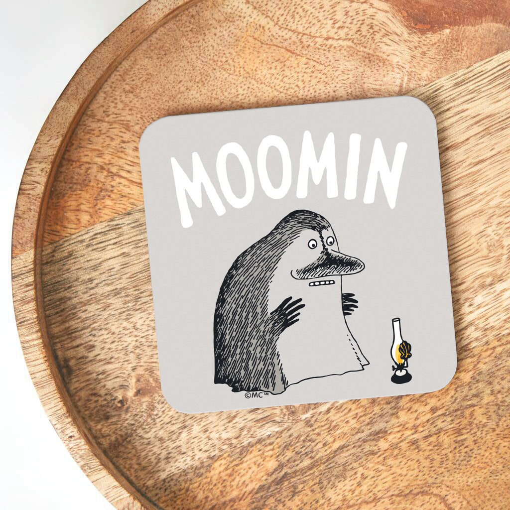 Moomin The Groke Wooden Single Coaster