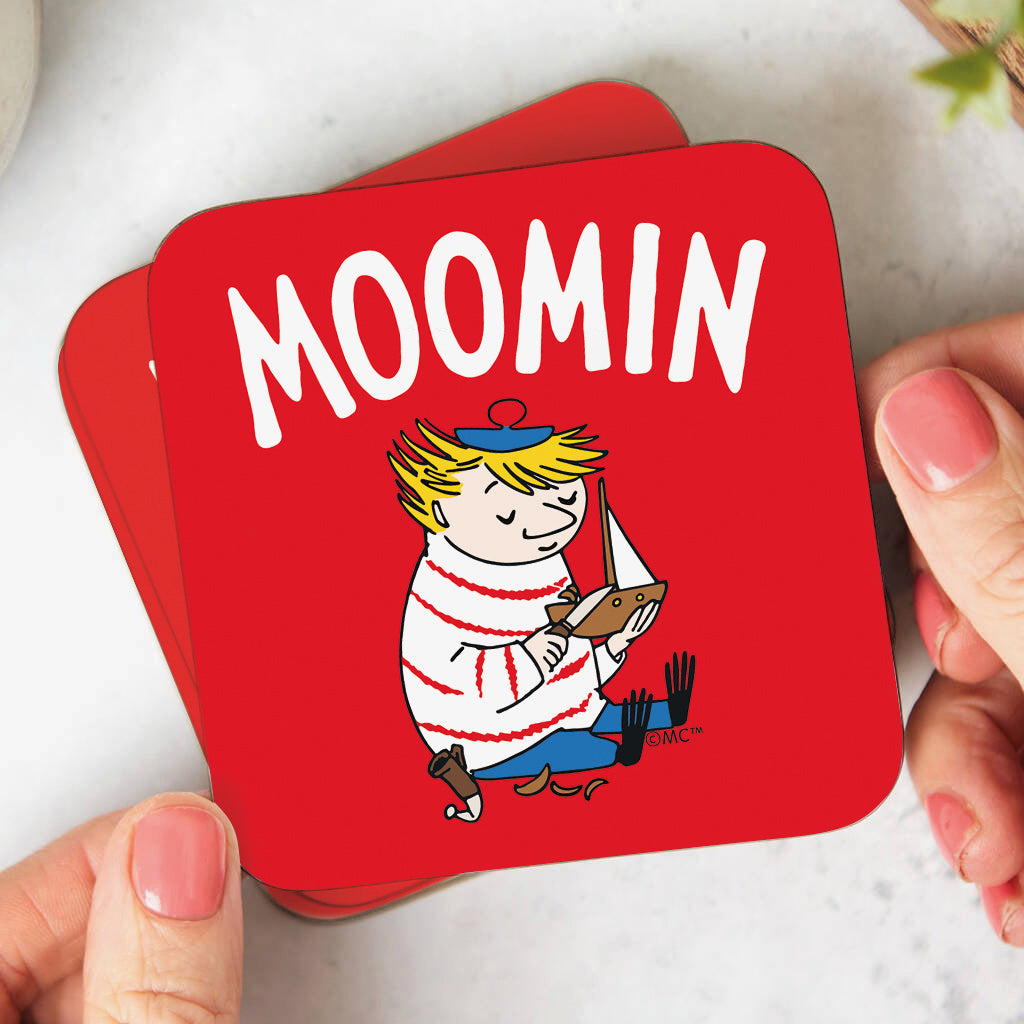 Moomin Too-Ticky Wooden Single Coaster
