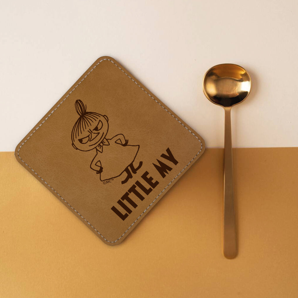 Moomin Little My Faux Leather Square Coaster