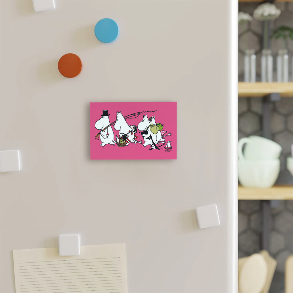 Moomin Family Adventure Wooden Fridge Magnet