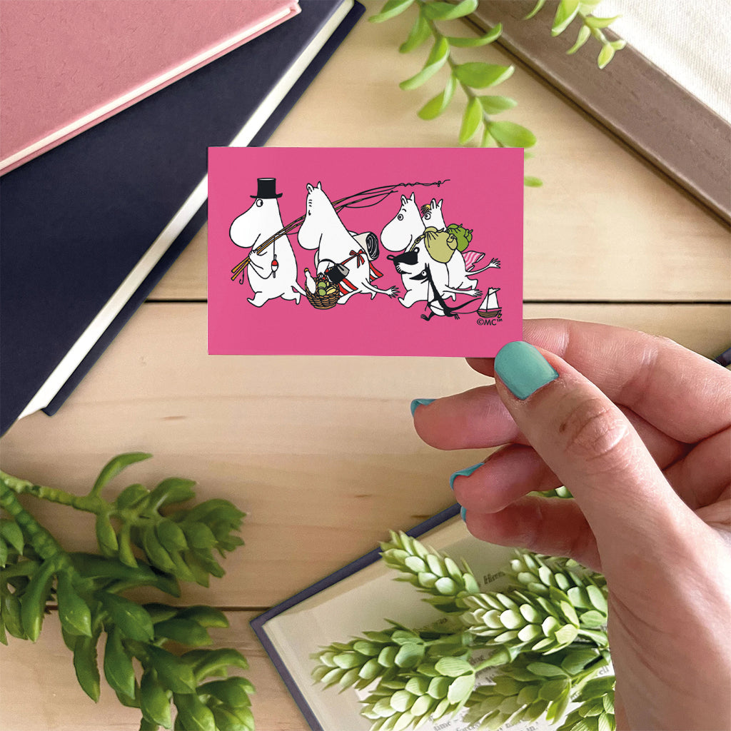 Moomin Family Adventure Wooden Fridge Magnet
