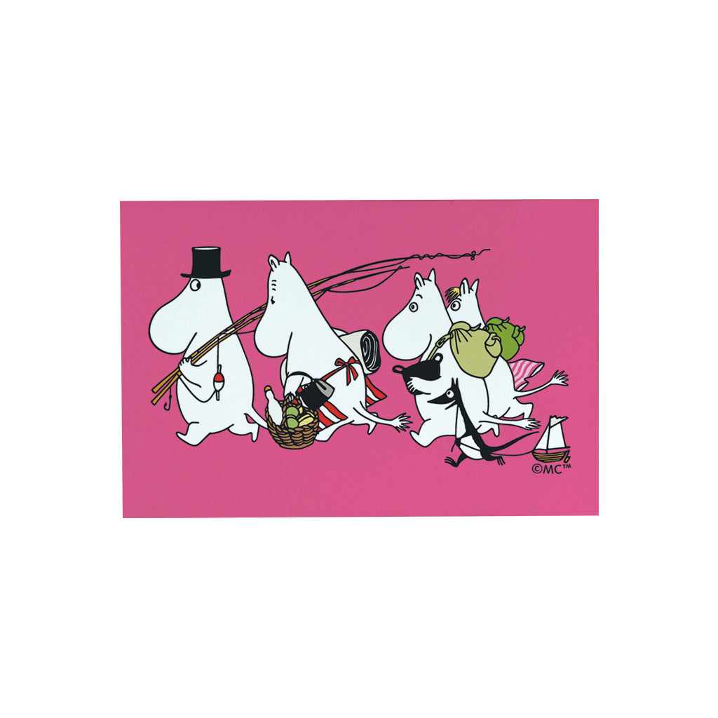 Moomin Family Adventure Wooden Fridge Magnet