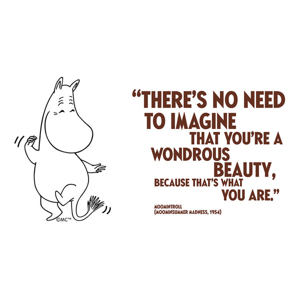 Sottobicchiere Quadrato In Legno Moomin – Moominsummer Madness, Moomintroll – 10x10 Cm Con Retro In Sughero