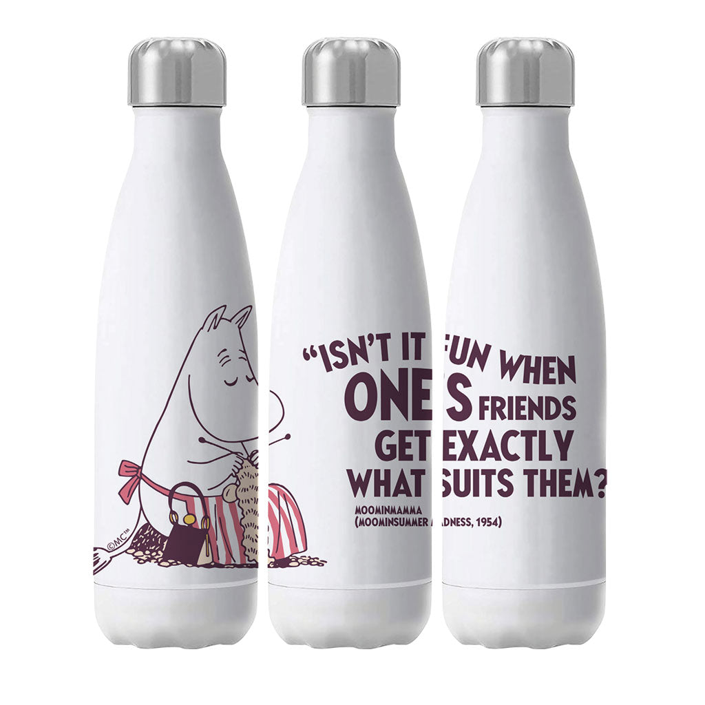 Moomin Moominmamma Isn't It Fun Insulated Stainless Steel Water Bottle
