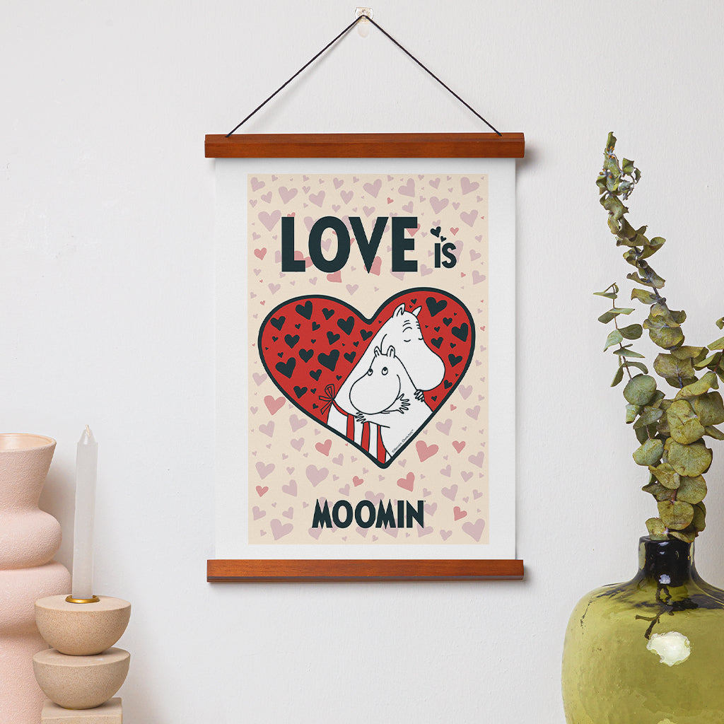 Moomin Moominmamma & Moomintroll Love Is Print
