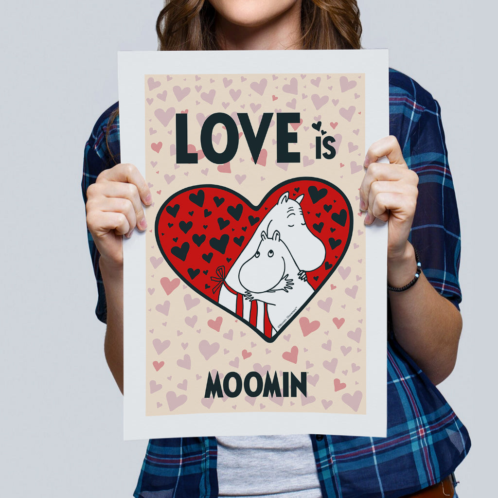 Moomin Moominmamma & Moomintroll Love Is Print