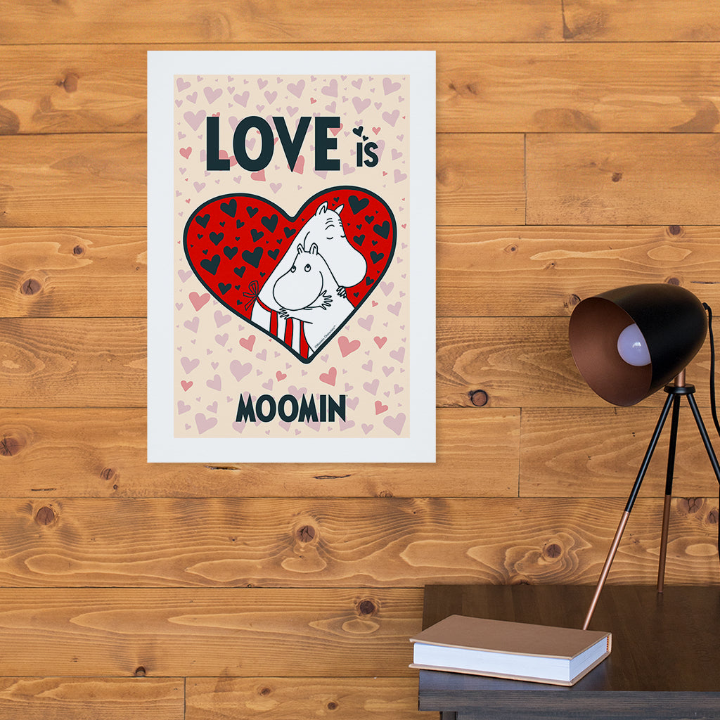 Moomin Moominmamma & Moomintroll Love Is Print