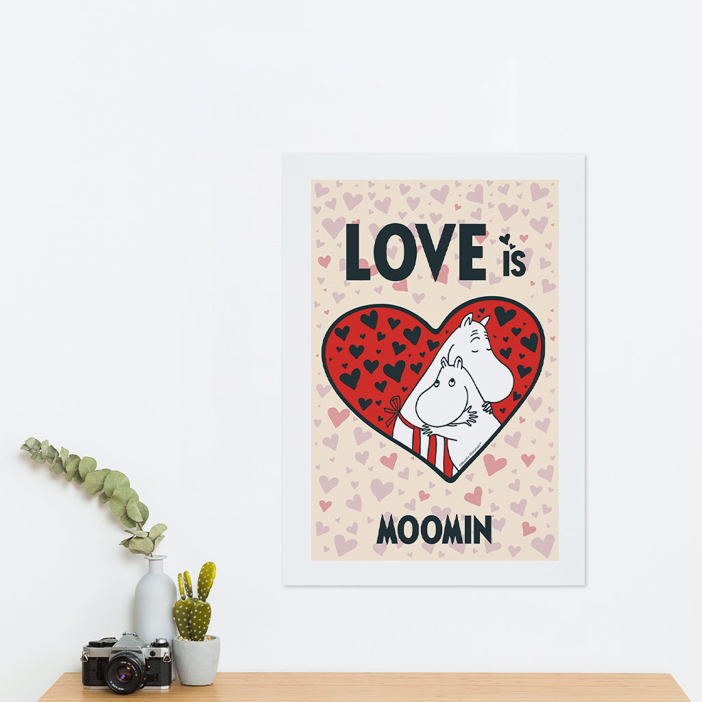 Moomin Moominmamma & Moomintroll Love Is Print