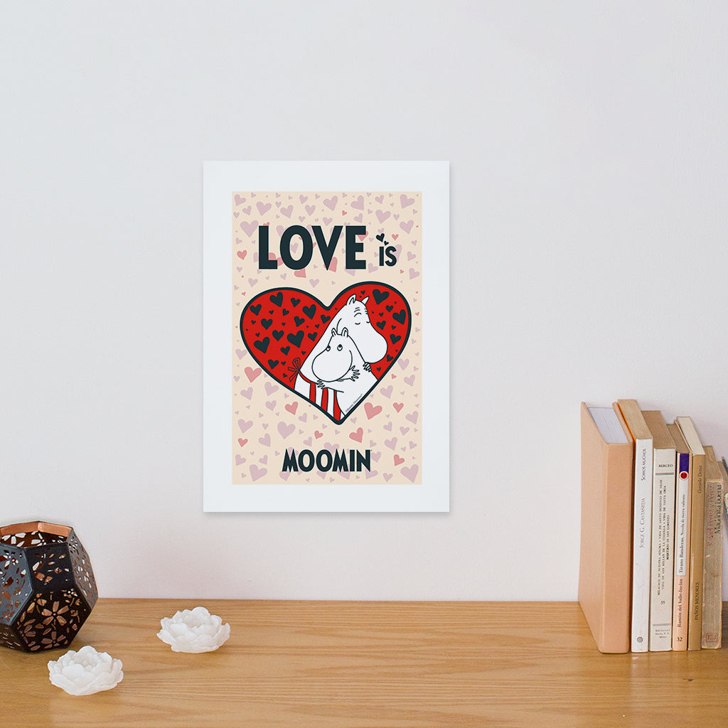 Moomin Moominmamma & Moomintroll Love Is Print