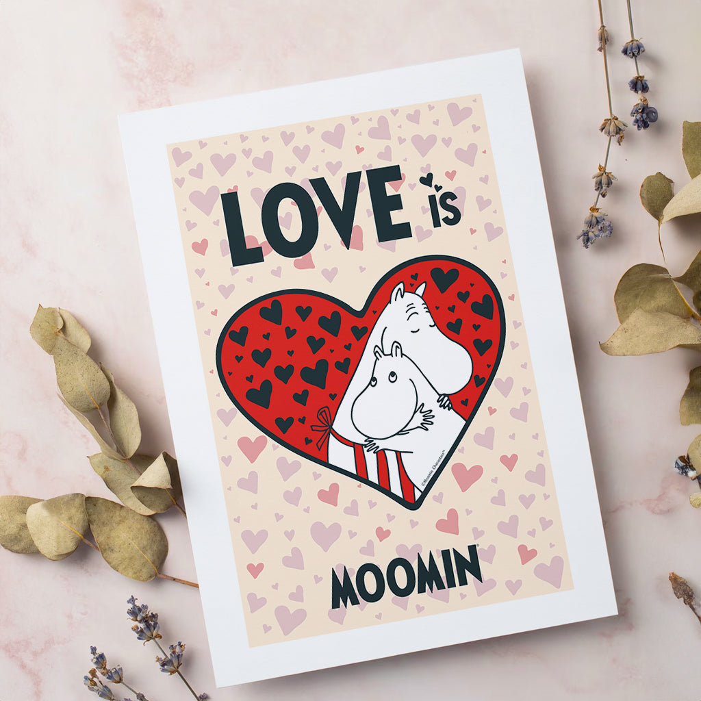 Moomin Moominmamma & Moomintroll Love Is Print