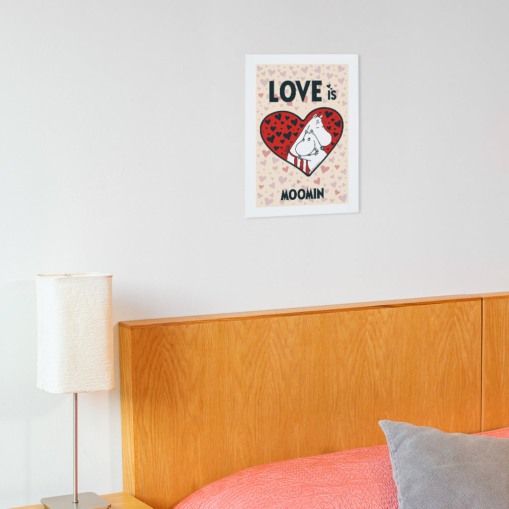 Moomin Moominmamma & Moomintroll Love Is Print