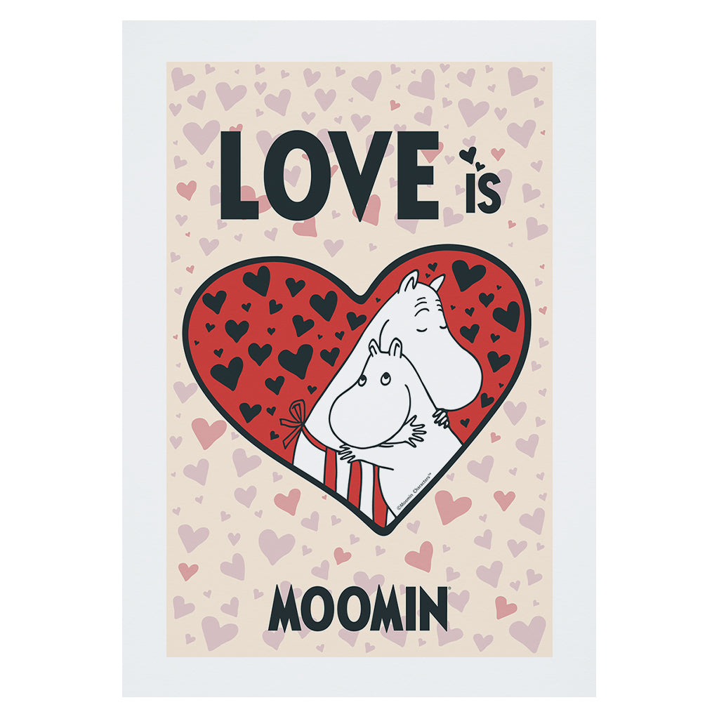 Moomin Moominmamma & Moomintroll Love Is Print