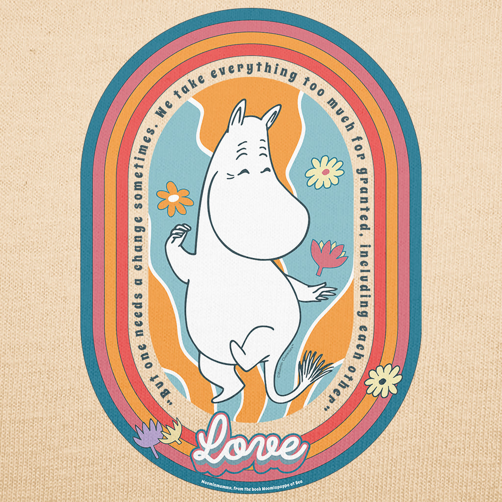 Moomin Moomintroll Love Adult T-Shirt