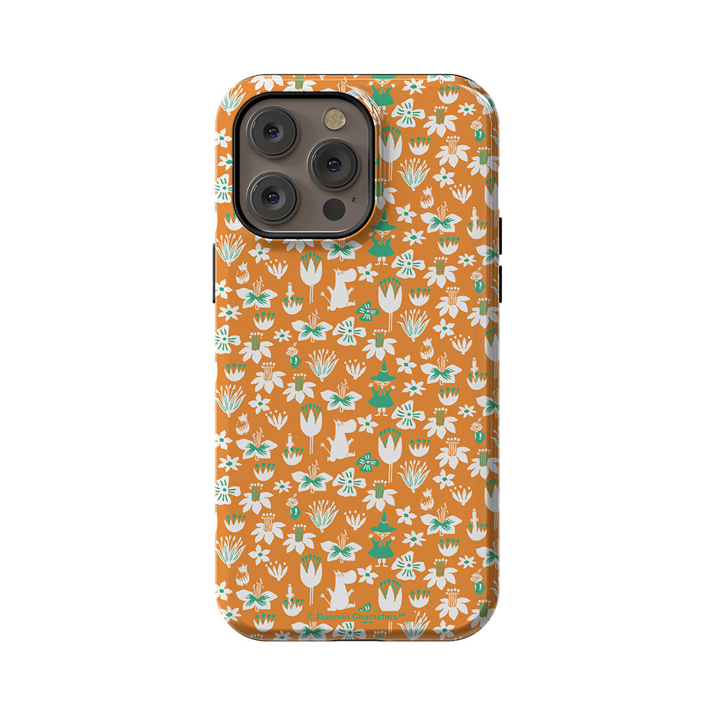 Moomintroll, Snufkin And Flowers Apple iPhone MagSafe Tough Case