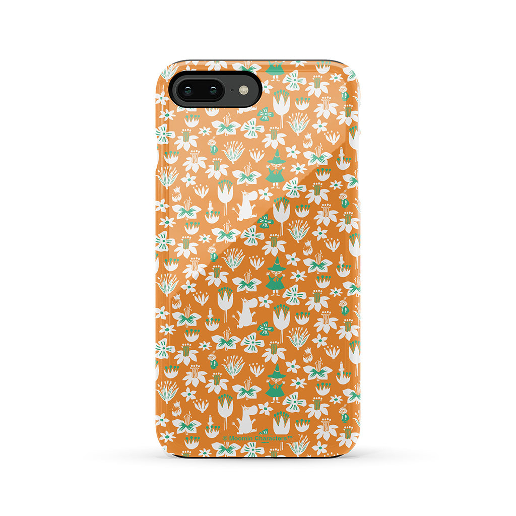Moomintroll, Snufkin And Flowers Apple iPhone Tough Case