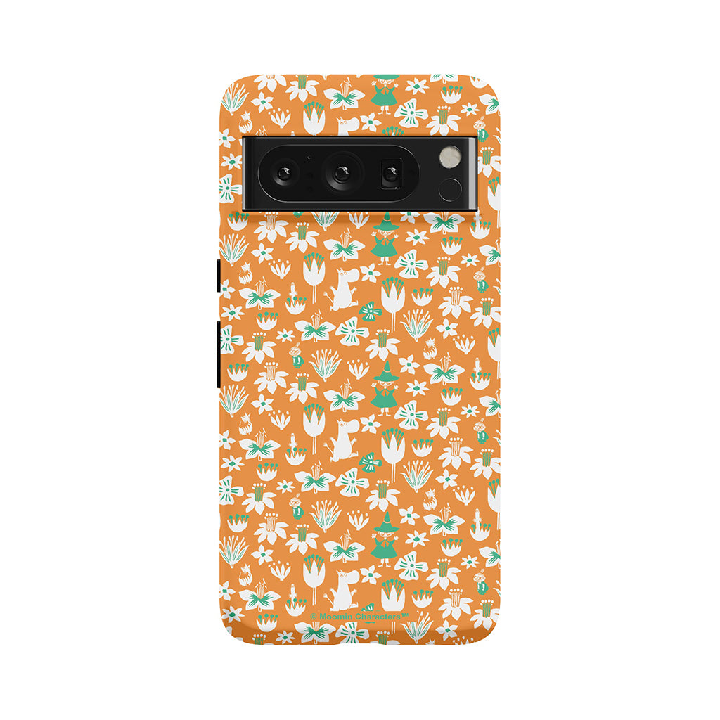 Moomintroll, Snufkin And Flowers Google Pixel Tough Case