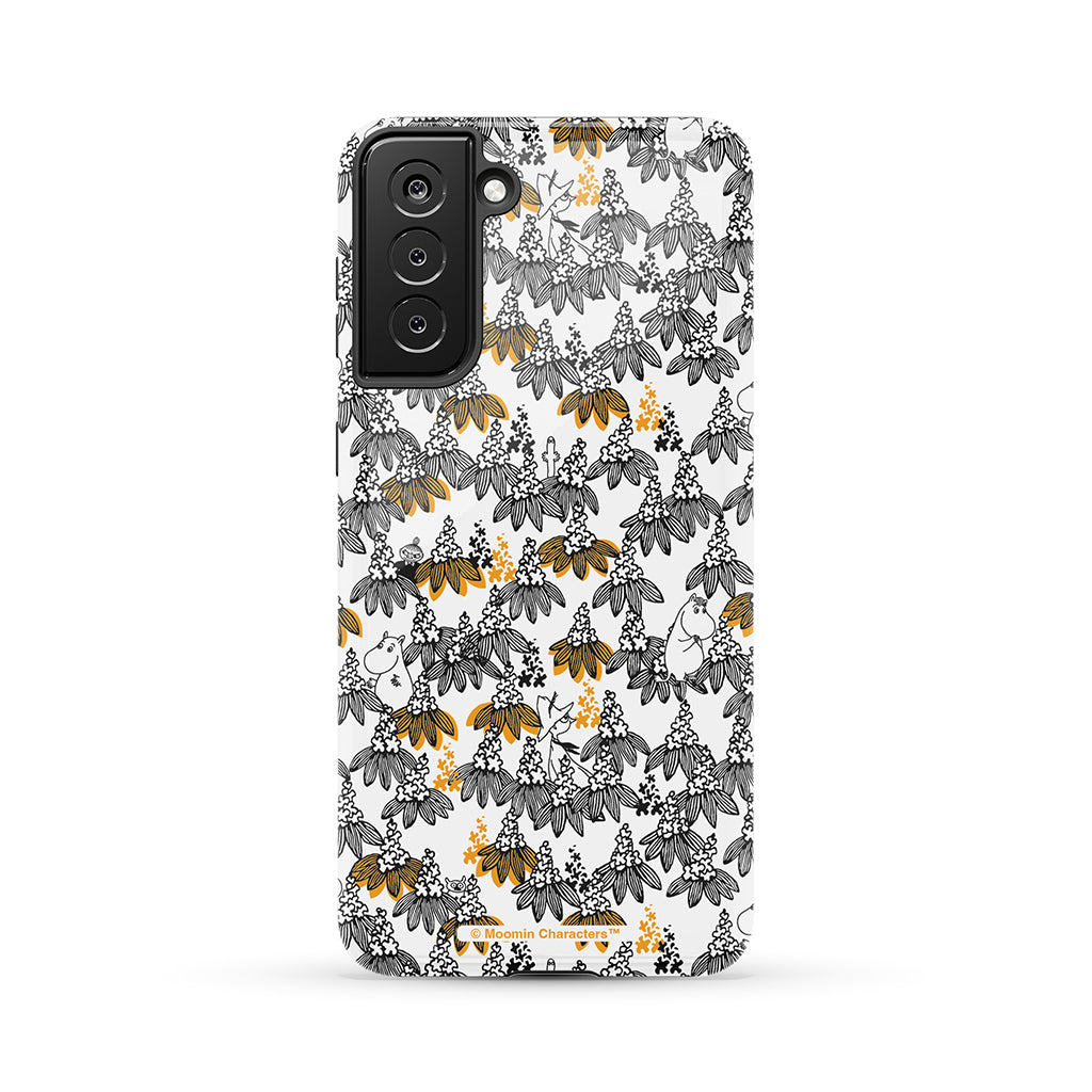 Moomintroll, Snorkmaiden And Friends In The Flowers Galaxy Tough Case