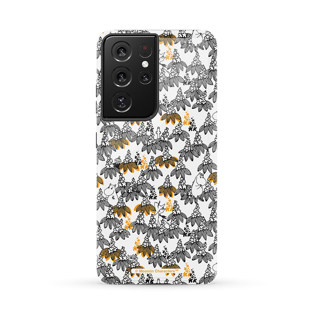 Moomintroll, Snorkmaiden And Friends In The Flowers Galaxy Tough Case