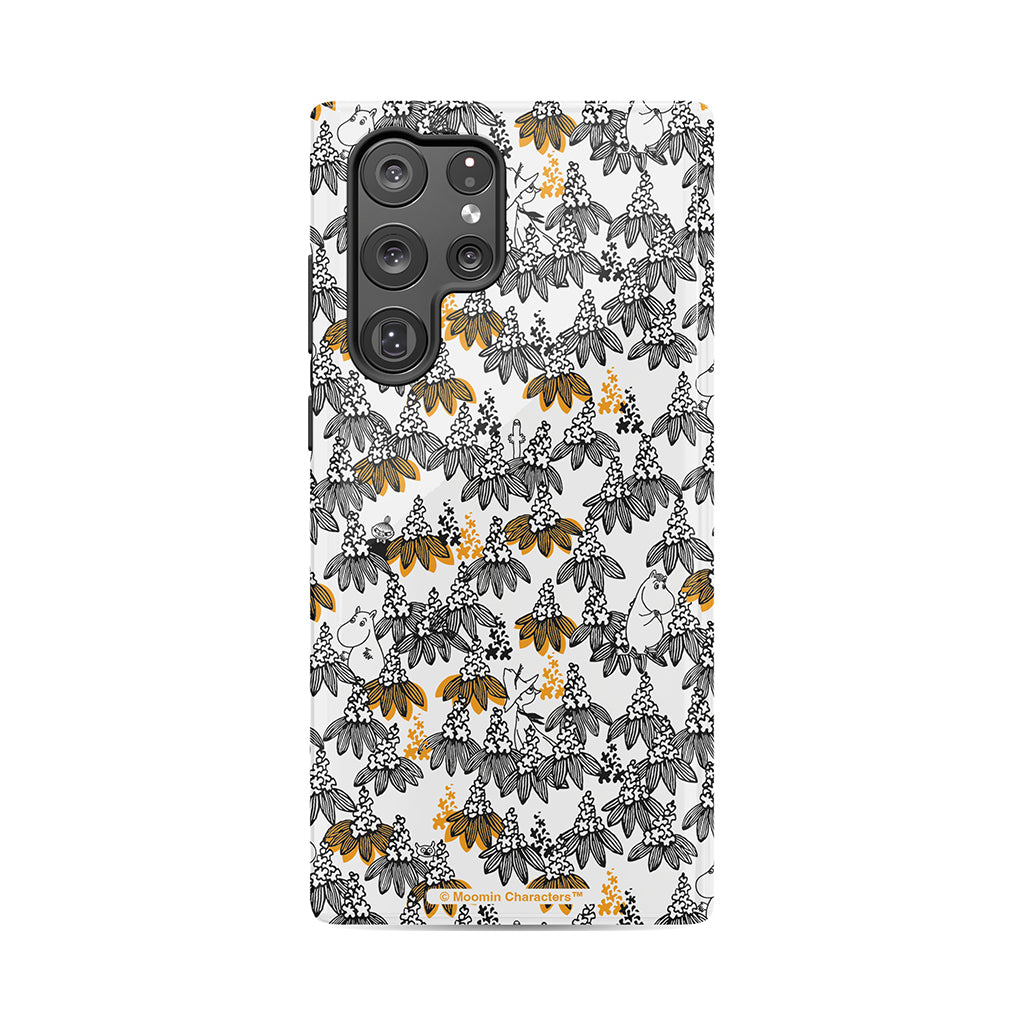 Moomintroll, Snorkmaiden And Friends In The Flowers Galaxy Tough Case