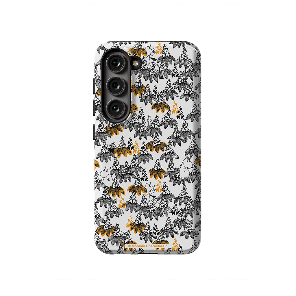 Moomintroll, Snorkmaiden And Friends In The Flowers Galaxy Tough Case