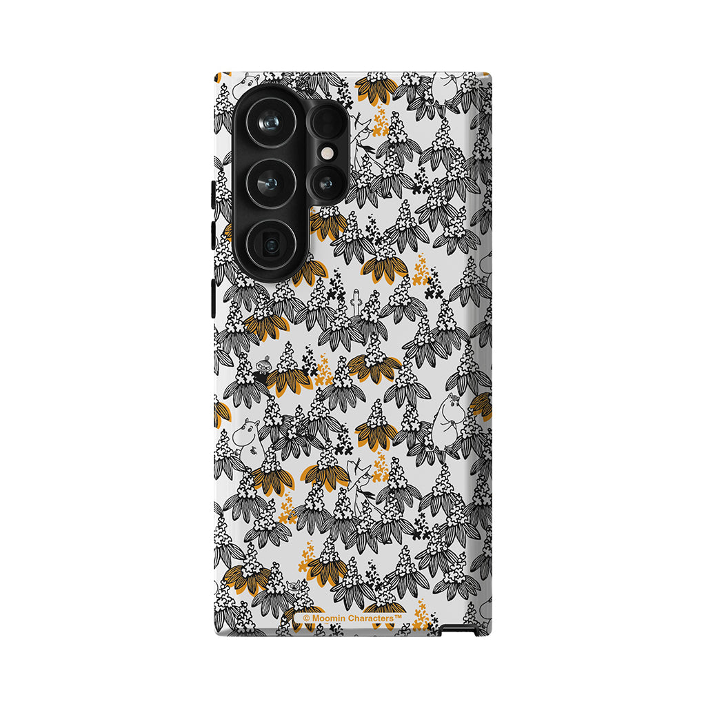 Moomintroll, Snorkmaiden And Friends In The Flowers Galaxy Tough Case
