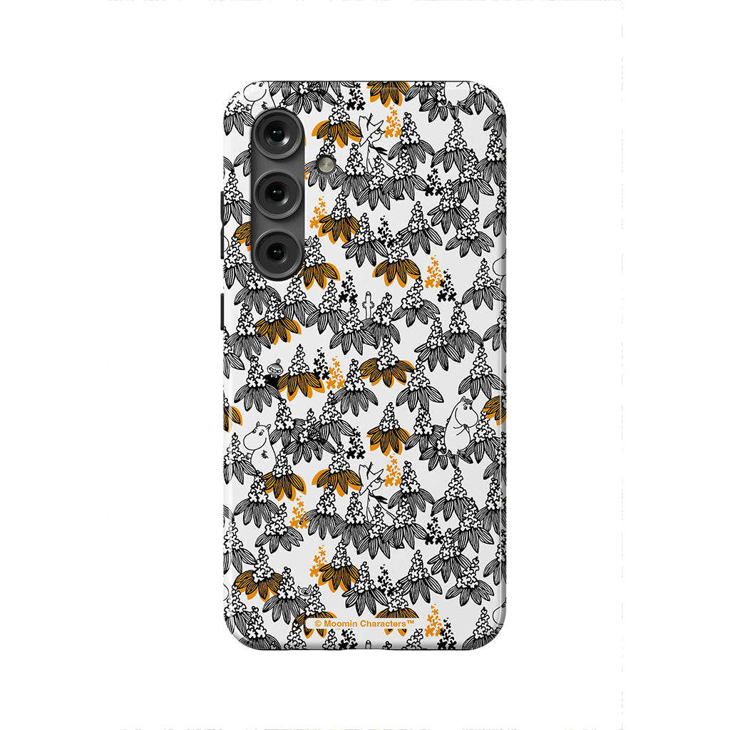 Moomintroll, Snorkmaiden And Friends In The Flowers Galaxy Tough Case