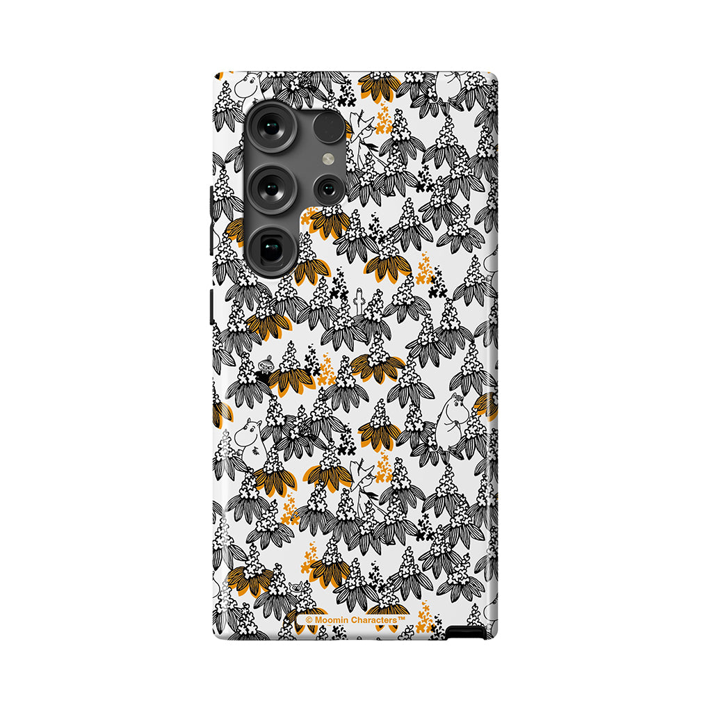 Moomintroll, Snorkmaiden And Friends In The Flowers Galaxy Tough Case