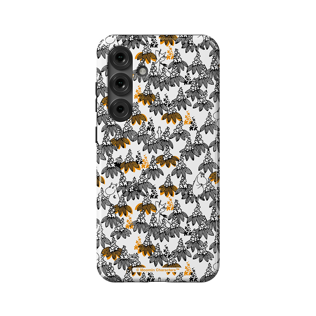Moomintroll, Snorkmaiden And Friends In The Flowers Galaxy Tough Case