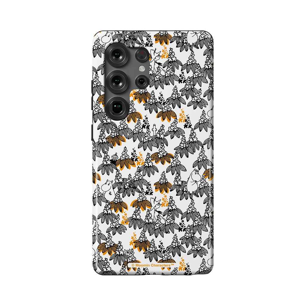 Moomintroll, Snorkmaiden And Friends In The Flowers Galaxy Tough Case