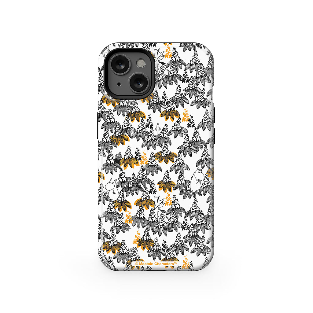Moomintroll, Snorkmaiden And Friends In The Flowers Apple iPhone Tough Case