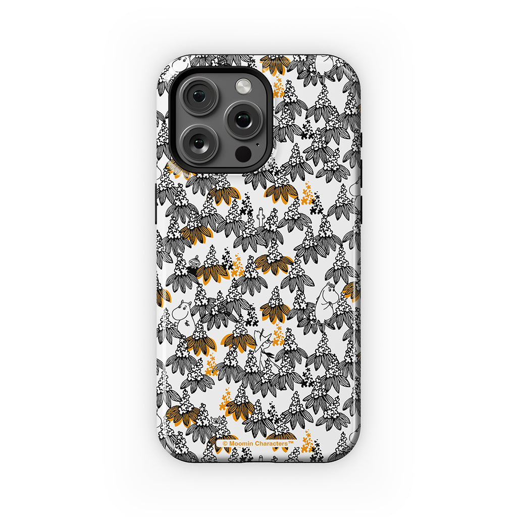 Moomintroll, Snorkmaiden And Friends In The Flowers Apple iPhone Tough Case