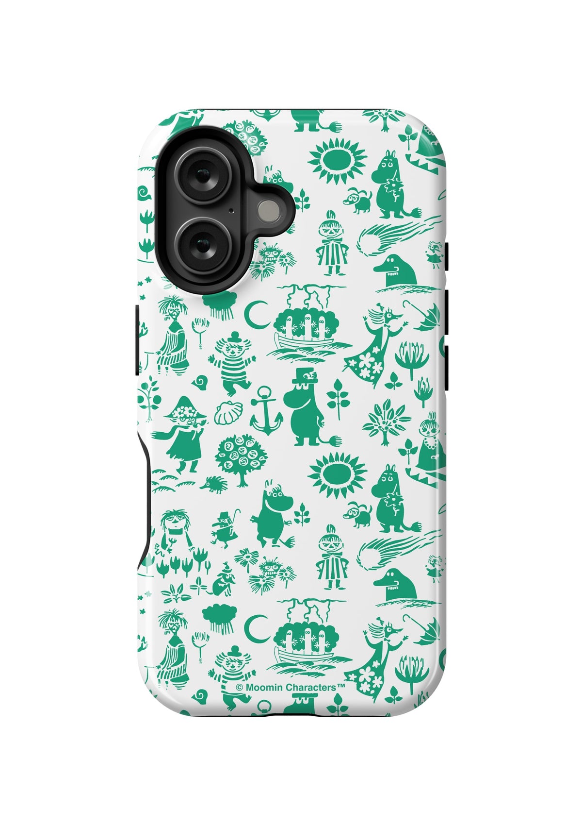 Moomins By The Sea Green Apple iPhone Tough Case - Casestry | Moomin Shop US
