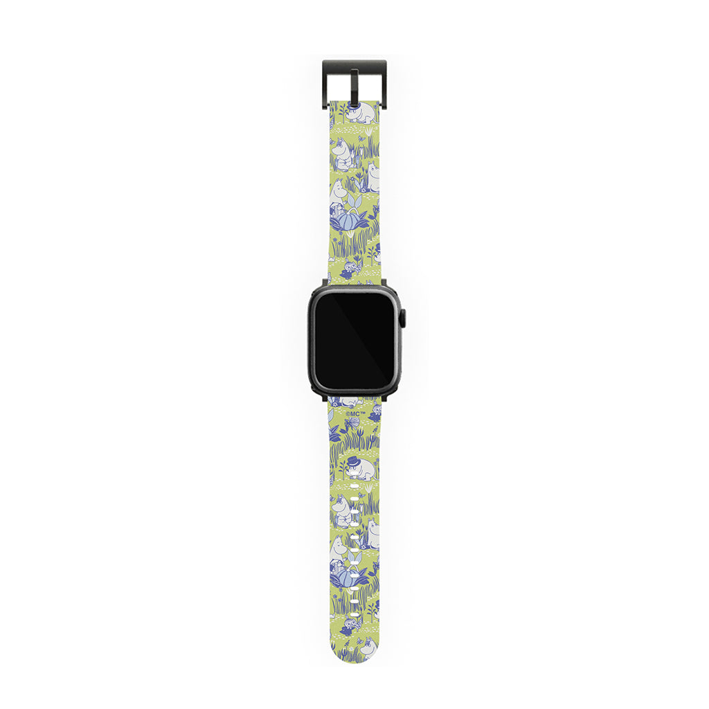 Moomin Garden Life Montage Apple Watch Band