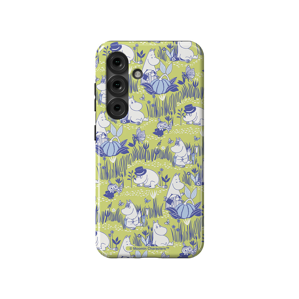 Moomin Garden Life Montage Galaxy Tough Case - Casestry | Moomin Shop US