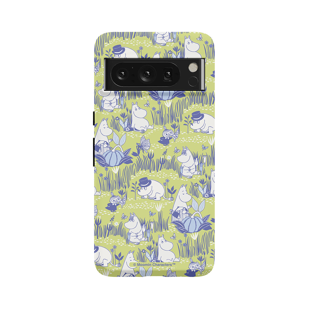 Moomin Garden Life Montage Google Pixel Tough Case