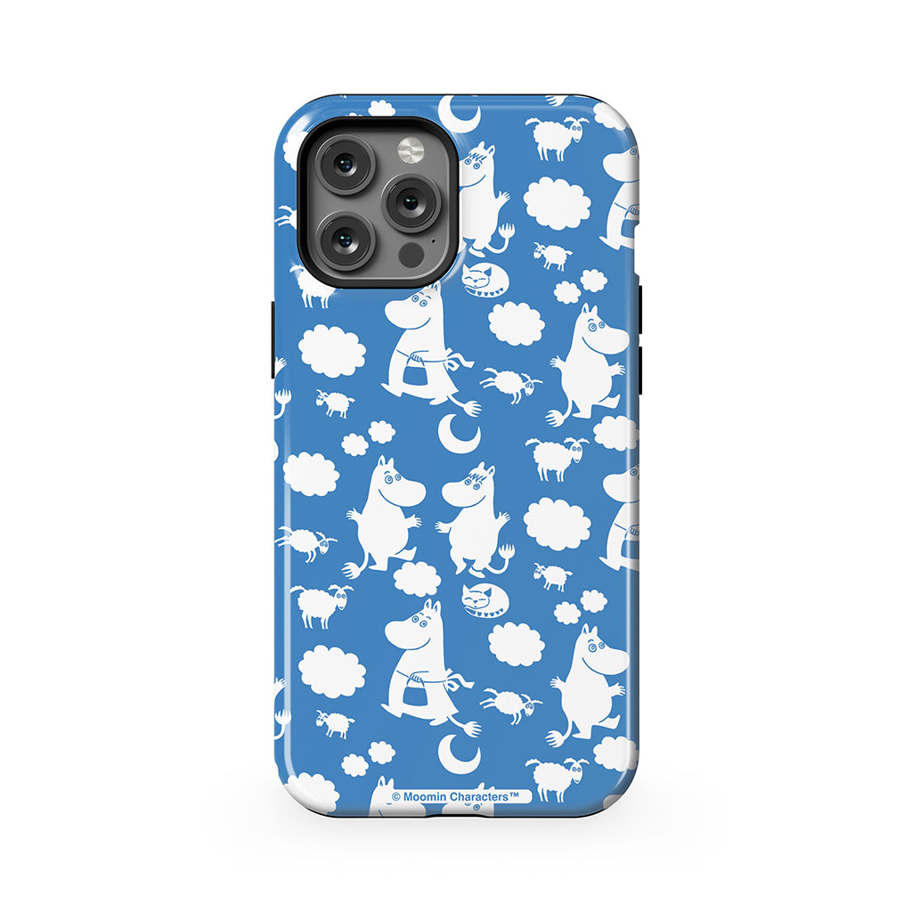 Moomins In The Clouds Apple iPhone Tough Case