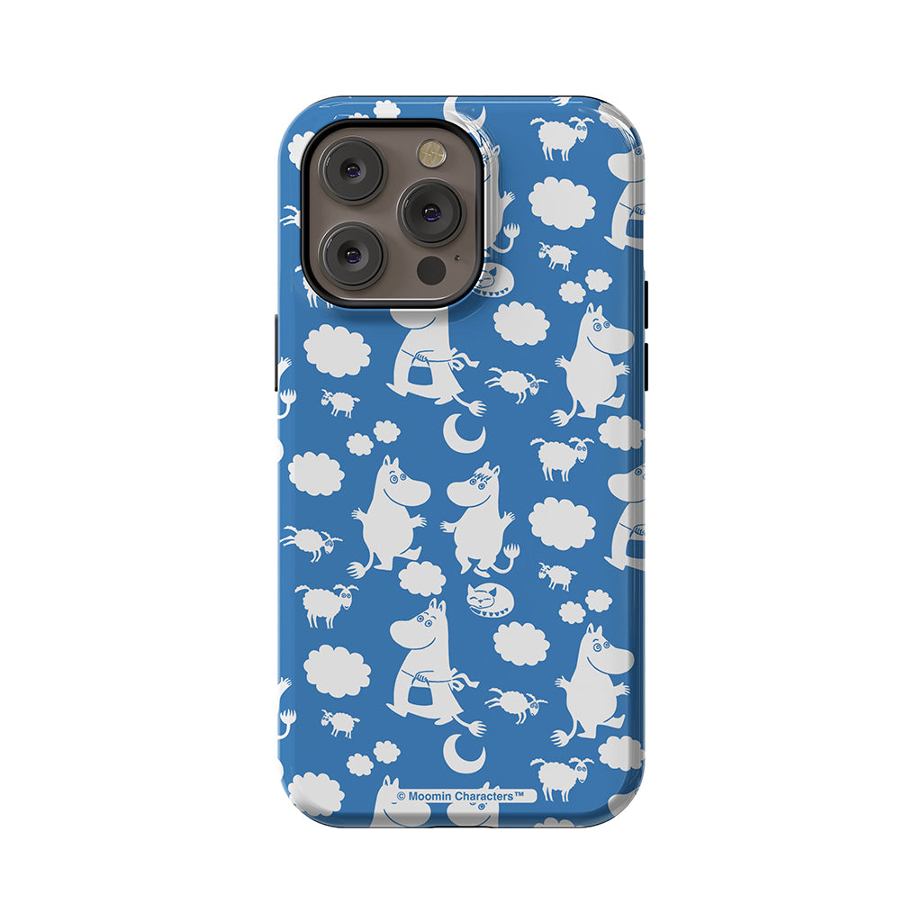 Moomins In The Clouds Apple iPhone Tough Case