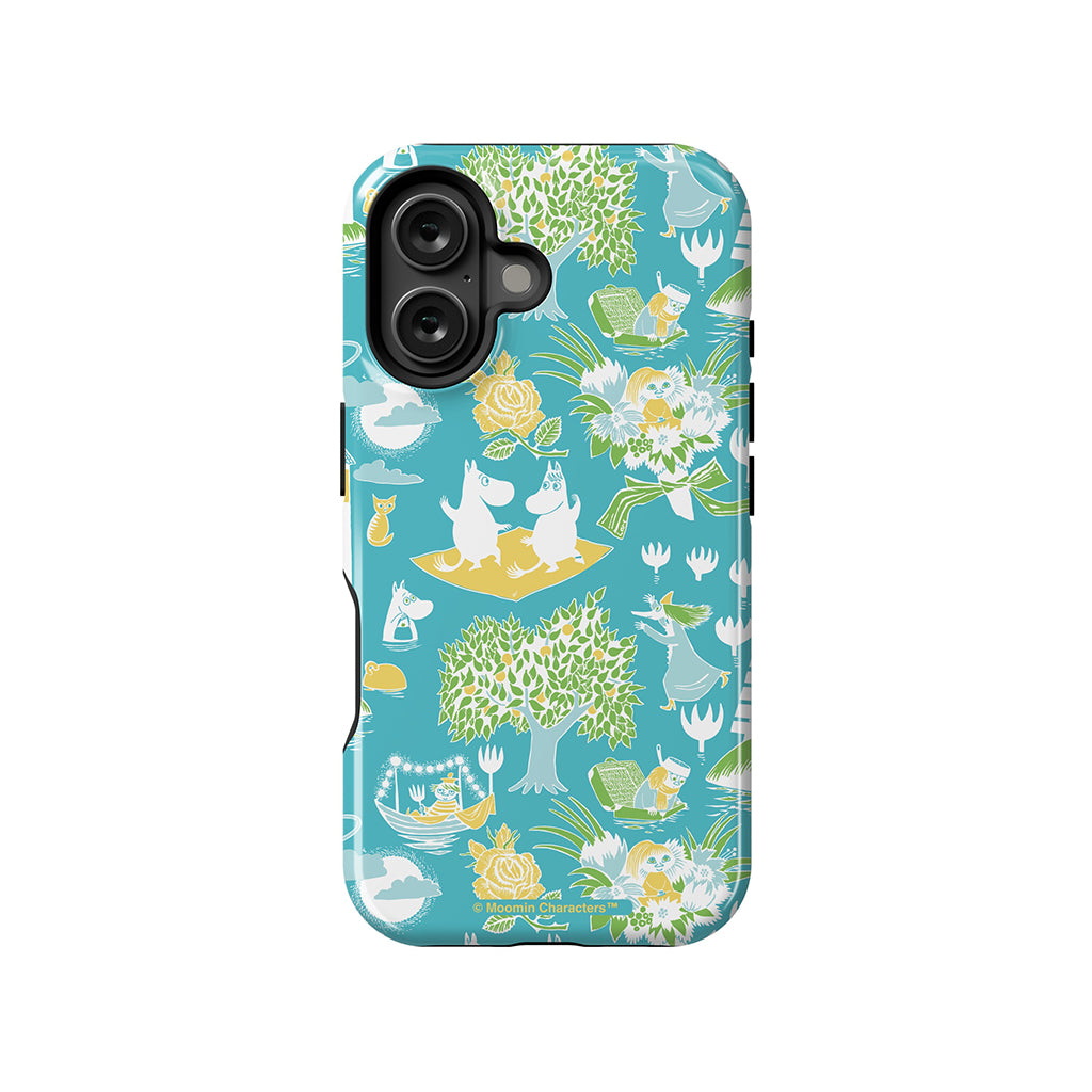 Moomins The Great Flood Apple iPhone Tough Case - Casestry | Moomin Shop US