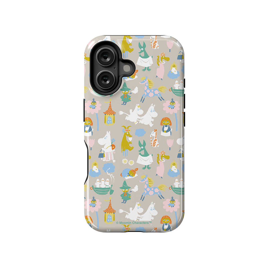 Moomin Characters II Apple iPhone Tough Case - Casestry | Moomin Shop US