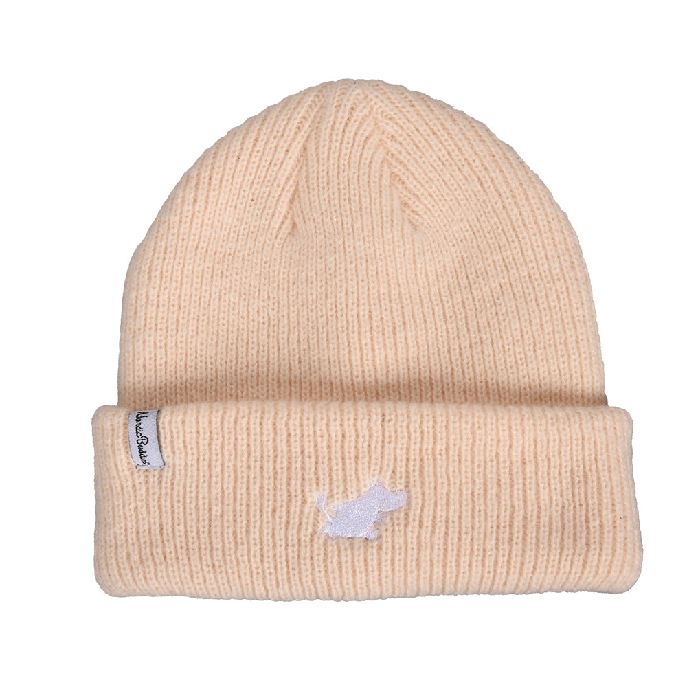 Moomintroll Running Adults Beanie Peach - Nordicbuddies | Moomin Shop United States