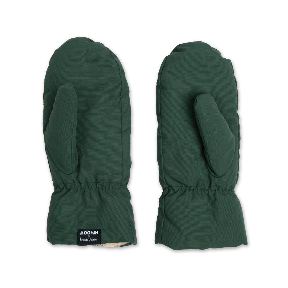 Stinky Puffer Mittens Dark Green