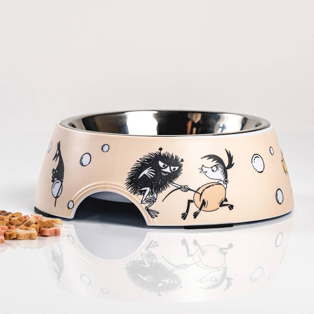 Moomin For Pets Food Bowl Beige M