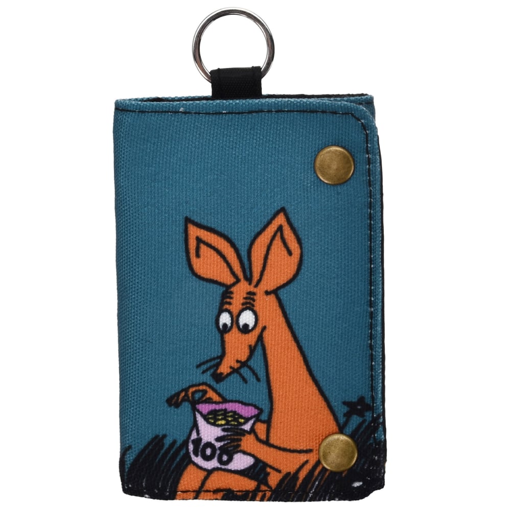 Sniff Canvas Wallet Blue - Nordicbuddies | Moomin Shop United States