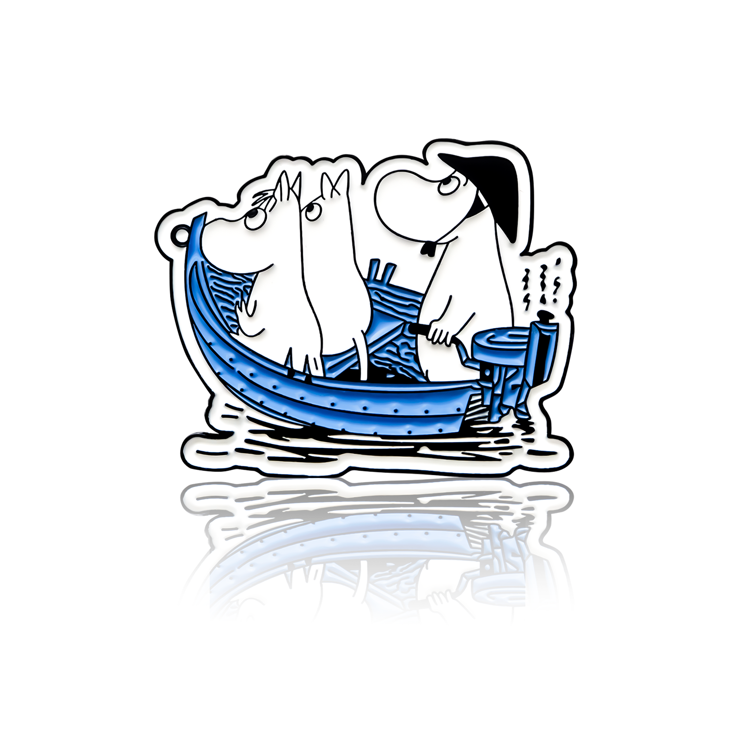 Moomins on Boat Pin - Pinbox | Moomin Shop United States